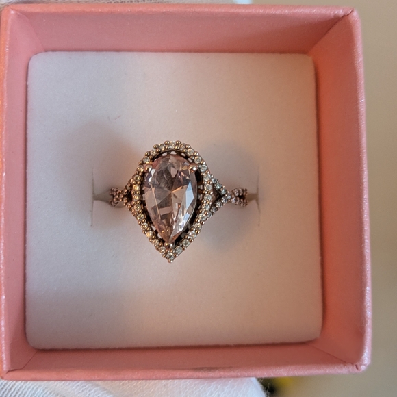 Women's Morganite Ring - Picture 2 of 15